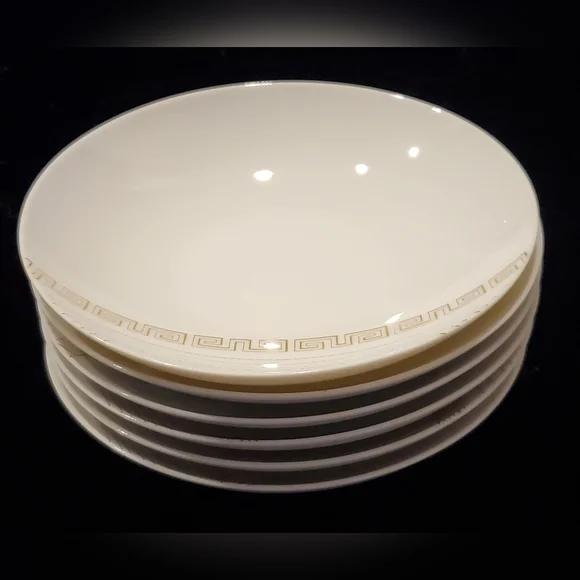 Set of 6 Sango Japan Fine China 'Apollo' - Fruit/Dessert/Sauce Saucers - Picture 4 of 8